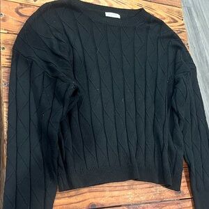 Black Diamond Knit Sweater